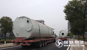 湖南湘潭某设备制造有限公司―沥青罐体设备运输