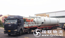 湖南湘潭设备运输公司―沥青罐体设备运输